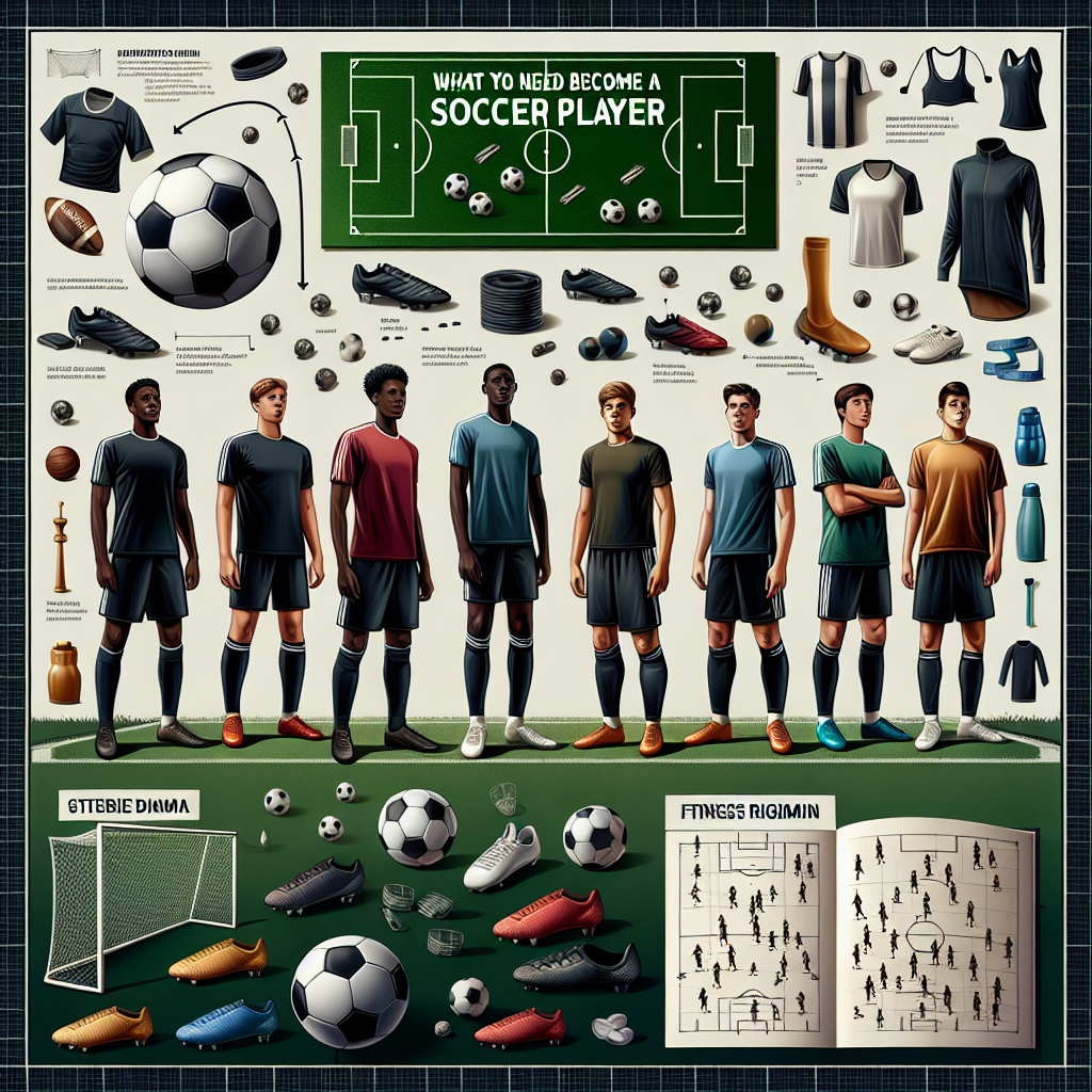 Futbolcu olmak için nelere ihtiyacınız var ? işte kapsamlı bir rehber